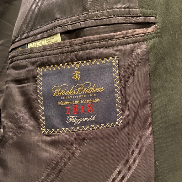BRAND 🆕 Brooks Brothers Suit Jacket - Black - Picture 14 of 14